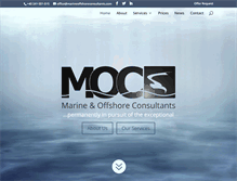 Tablet Screenshot of marineoffshoreconsultants.com